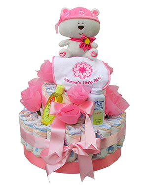 Ver detalle de Torta de Pañales y Peluche Mujer